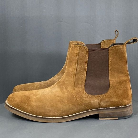 Crevo Shoes Crevo Denham Chestnut Chelsea Boots With Comfort Bed